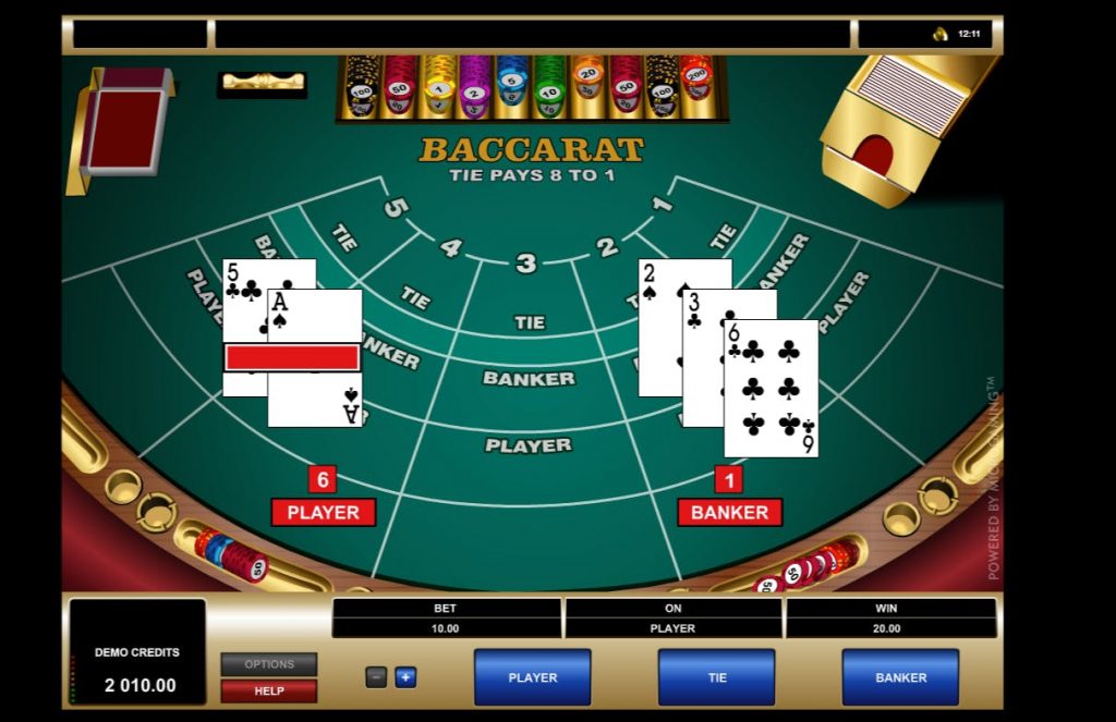 Online baccarat